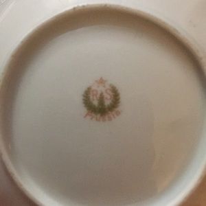 Vintage RS prussia dish apr 4”, v collectable